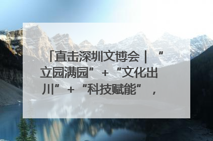 直击深圳文博会｜“立园满园”+“文化出川”+“科技赋能”，成都传媒发布三大文创领域合作清单